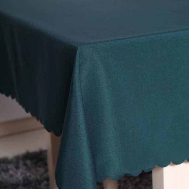 极速长条餐馆宿舍j桌布大学长桌活动白长方形黑色餐厅饭店喜庆白