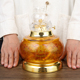 新品 铜防风酥油灯l家用供佛灯玻璃佛前供奉招财佛供灯佛堂长明灯