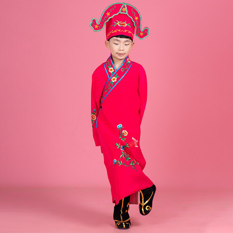 新品儿童戏d服江南四大才子服装古装服装六一唐伯虎服装表演服