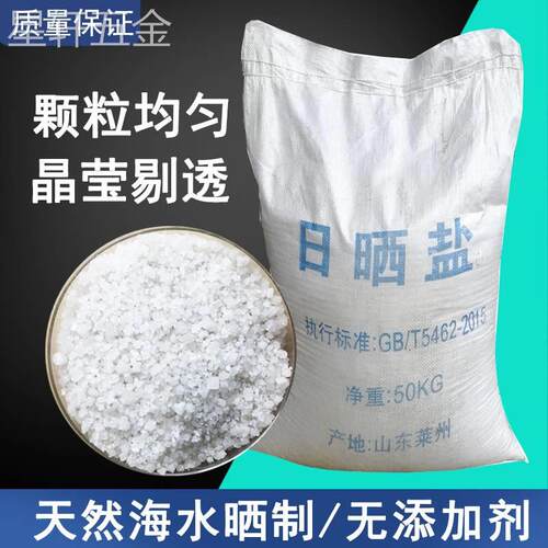 极速工业盐海盐大颗粒天然日晒盐锅炉F软水盐水产养殖用盐防冻盐