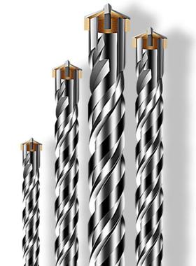 极速五坑十字四刃电锤钻头合金头SxDS-MAX植筋混凝土冲击钻头280-