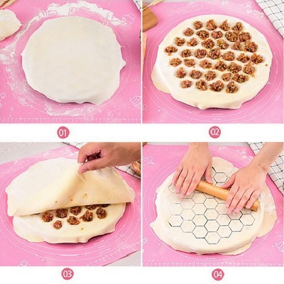 极速Dumpling Maker Dough Prxess Ravioli Making Mould Dumplin