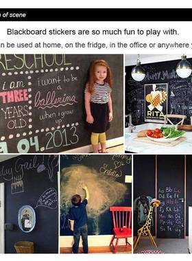 极速Blackboard Vnyl Peel and Stck Self AdhesveR Chalkboard W
