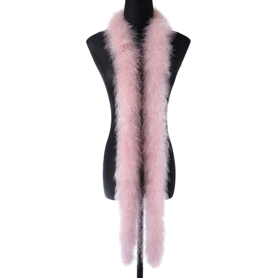 极速White fluffy Turkey Marabou Feather Boa 25g TSoft Turkey