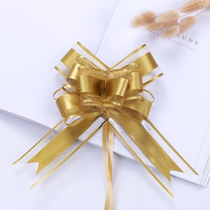极速10/20pcs 5cm Beautiful Pull Bow Ribbon GiftR Packing flo