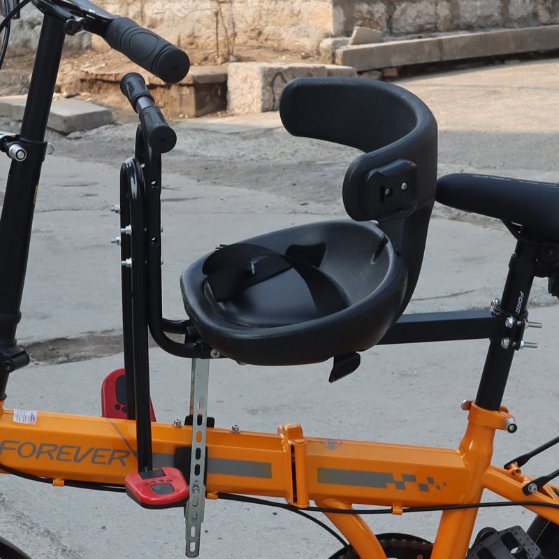 极速摺叠电动车登山自行车前置儿童安全座椅代驾车婴Y儿座椅接送