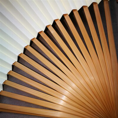 极速特色老料罗j汉竹折扇直方头玉竹小骨苏工文玩收藏礼品扇子苏