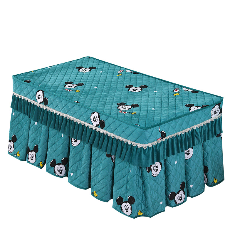 极速加厚加绒 电炉罩烤火桌子罩套长方形电烤炉取暖Y桌布冬季新款