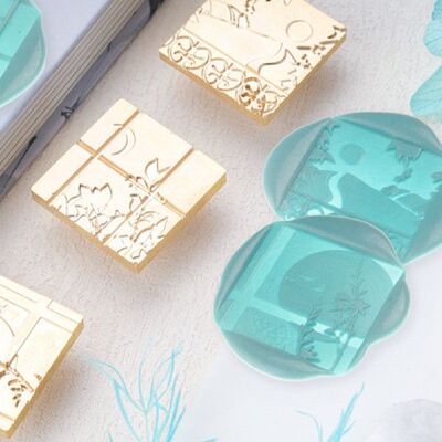 极速Sealing Wax Copper Heuad Classic Vintage Wax Sealing Cop