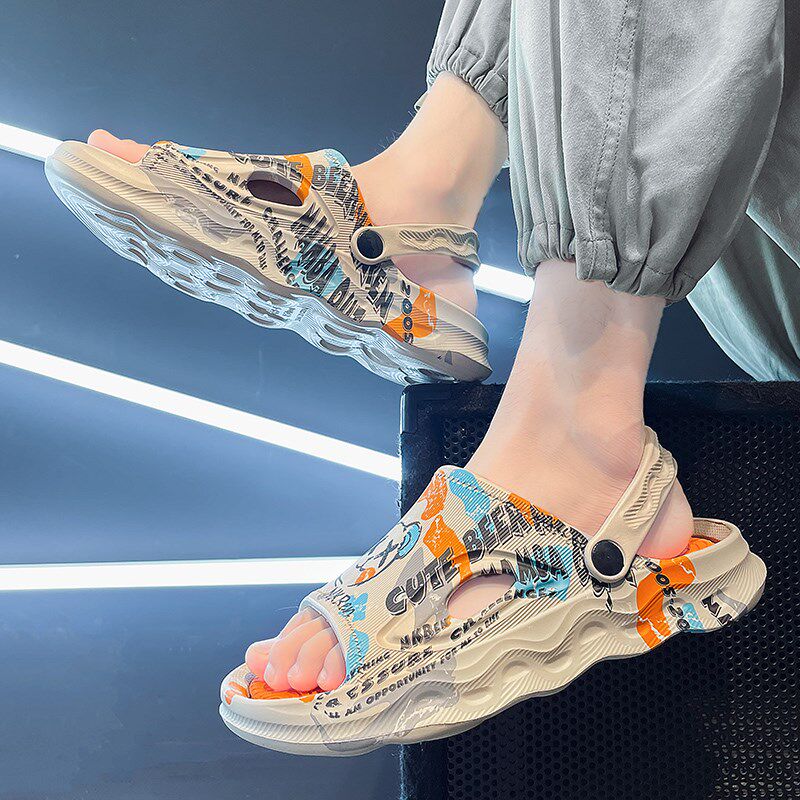 极速拖鞋男2026新款夏季外穿防B滑防臭踩屎感男士户外运动两用沙