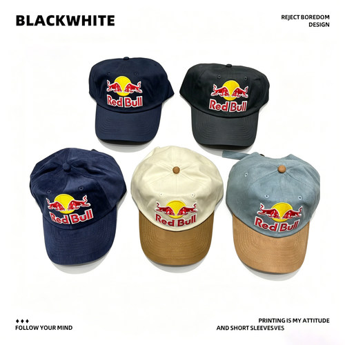 RedBull红牛刺绣男女帽子