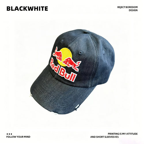 RedBull红牛帽子牛仔布鸭舌帽