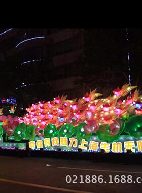 上海大型巡游花车制作彩灯巡游花船游乐园卡通彩车彩车巡游道具
