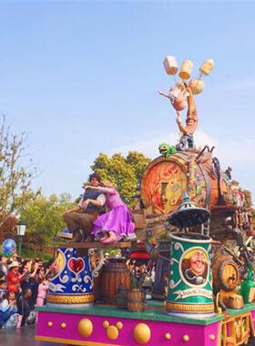 大型户外仿真制做庆典游行彩车游乐场乐园巡游花车厂家来图商业