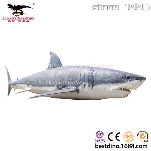 大型仿真海洋生物仿真巨鲨鱼定制自然博物馆海洋生物模型摆件.