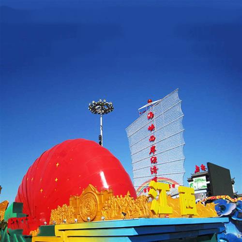 商业宣传活动大型玻璃钢材质巡游花车源头厂家制作制作制作可租赁