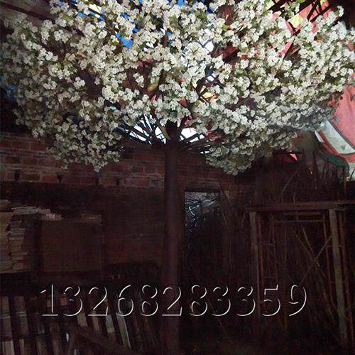 仿真樱花树白色人造樱花树电视电影拍摄场景美化布置装饰花树定做