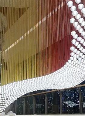 非标工程复式别墅大型吊灯后现代商场中空跃层展馆大厅艺术吊灯