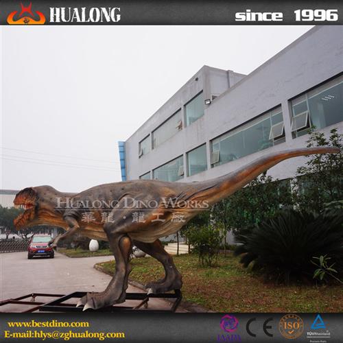 硅胶电动机械恐龙模型仿真仿生电动恐龙恐爪龙模型制作工厂.