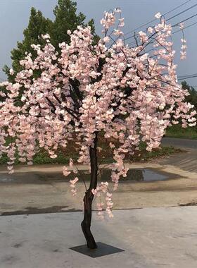 仿真樱花树粉色人造假花花束结婚装饰拱门仿真假樱花树