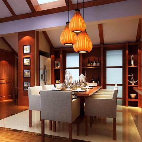 田园风格吊灯实木灯东南亚木皮灯农家乐饭店茶楼餐厅单头原木吊灯,家装灯饰光源,客厅吊灯,淘宝优惠券,粉丝福利购,淘宝优惠卷