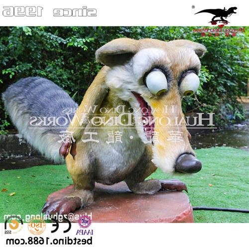 仿真冰河时代模型松鼠(Scrat)仿真:模型卡通动物模型制作
