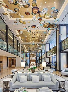 北欧简约个性玻璃单头灯具餐厅灯小食店灯网红吊灯橱窗创意灯具