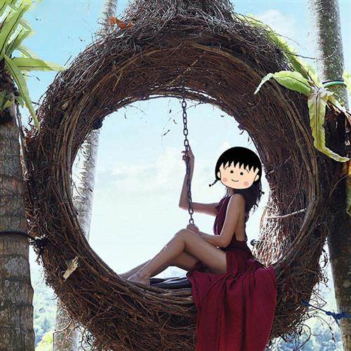 户外摇椅休闲创意摇摇椅网红巴厘岛景区藤椅悬挂圆形户外秋千吊椅,住宅家具,摇椅,淘宝优惠券,粉丝福利购,淘宝优惠卷