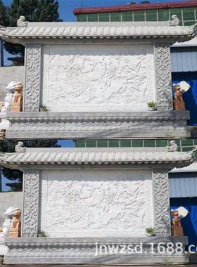 工厂石材雕刻背景墙哪里有室内石制背景墙多少钱石雕背景墙图案