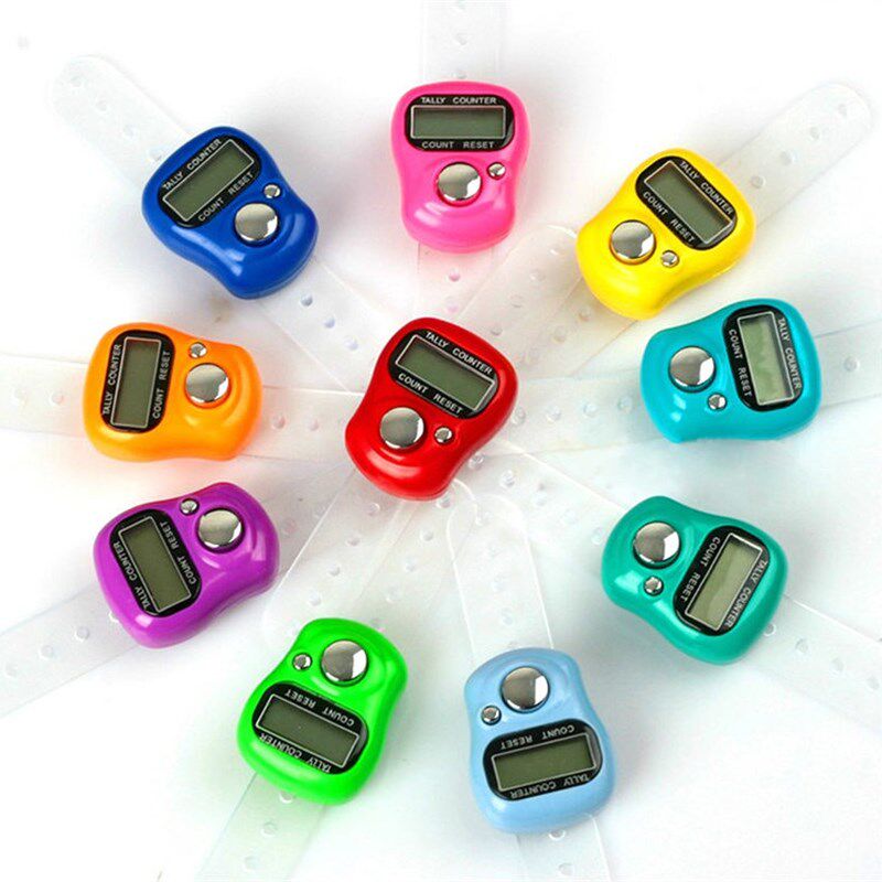 极速Electronic jDigital Finger Ring Tally Counter Hand Held