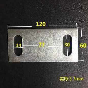 极速厂销新品镀锌铁板预埋件配件幕墙钢管底座工程G钢.板钢结构连