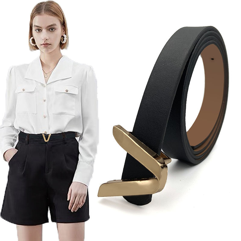 极速Women Leather mHigh Quality Belts Fashion Waist Strap De