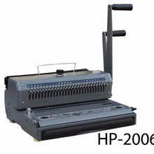 极速手动铁圈j装订机WD-2006 A4尺寸27孔