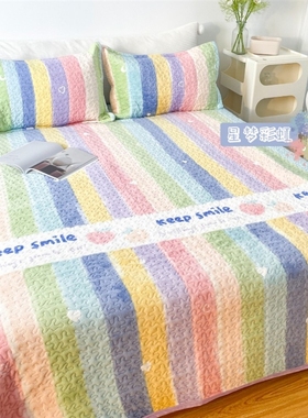 极速牛奶绒床盖床单秋冬加厚双人保暖舒适2002205Xcm双面两用