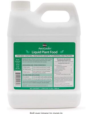 极速AerodGarden Liquid Nutrients (1 Liter)