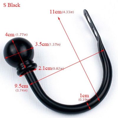 极速2 Pcs Curtain Holdbacks yMetal Tie Backs Curtain Holders
