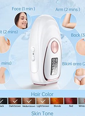 极速Laser Hair Removal with CoolingF System  at-Home IPL Hai