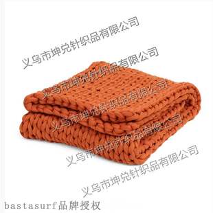 极速New heavy cloth blanket hand wovenI gravity blanket sofa