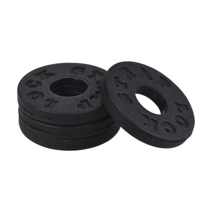 极速4pcs Electric Guitart Strap Locks Blocks Rubber Material
