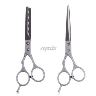 极速2021 New 2Pc Hair Cutting Thinning Scissors ShearYs Barb