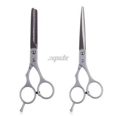 极速2021 New 2Pc Hair Cutting Thinning Scissors ShearYs Barb