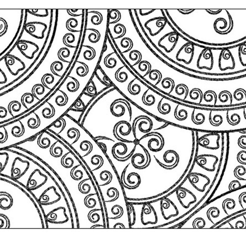 极速*24 Pages Mandala Flower DIY DColoring Book Painting Gra - 实物图