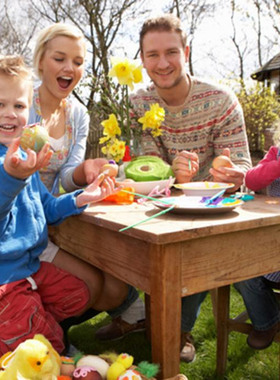 极速1pack Easiter Foam Plastic Eggs Happy Easter Decorations