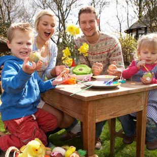 Plastic Foam Eggs Happy Decorations 极速1pack Easter Easiter