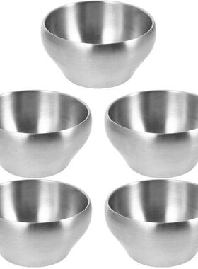 极速5 PCS Double Layer Insulation DBowl Home Rice Bowl House