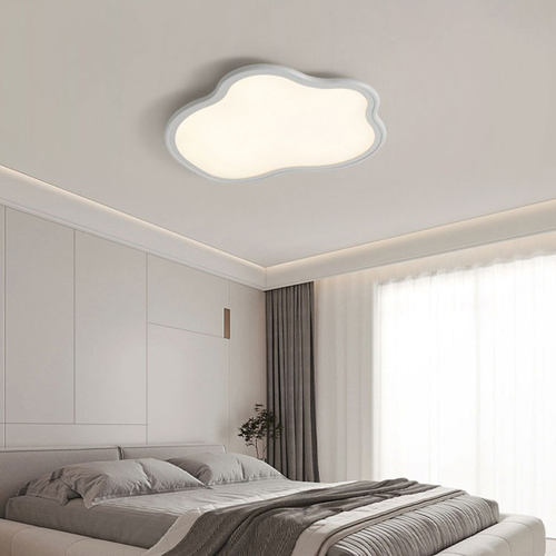 极速全光谱护眼吸顶灯现s代简约创意云朵房间灯具无频闪防蓝光卧