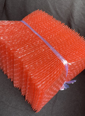 极速厂销供1215lCM  1000个防静电双层气泡袋红色双面防震袋 红色