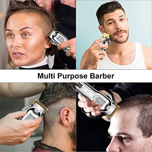 极速Hatteker Mens Hair Clippers ProfeHssional Cordless Hair