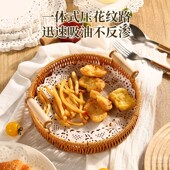 极速花边吸c油纸食物专用食品级垫盘纸厨房家用油炸蛋糕圆形餐饮