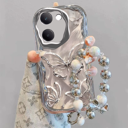 适用VIVOY系列手机壳浪漫蝴蝶ins